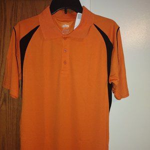 NWT  (Set of 3) ZITY Sports, Men (L) Orange, Red, Blue & Black Sports Shirts